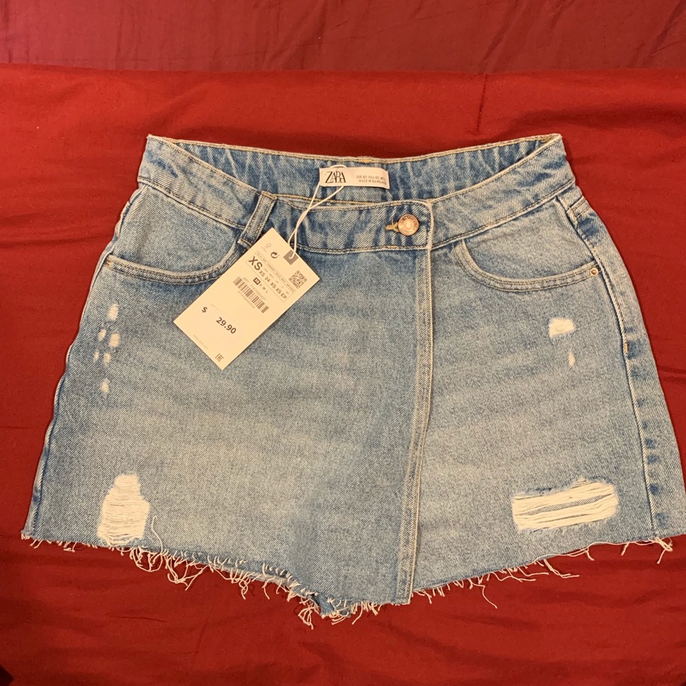 Zara Denim Skort
